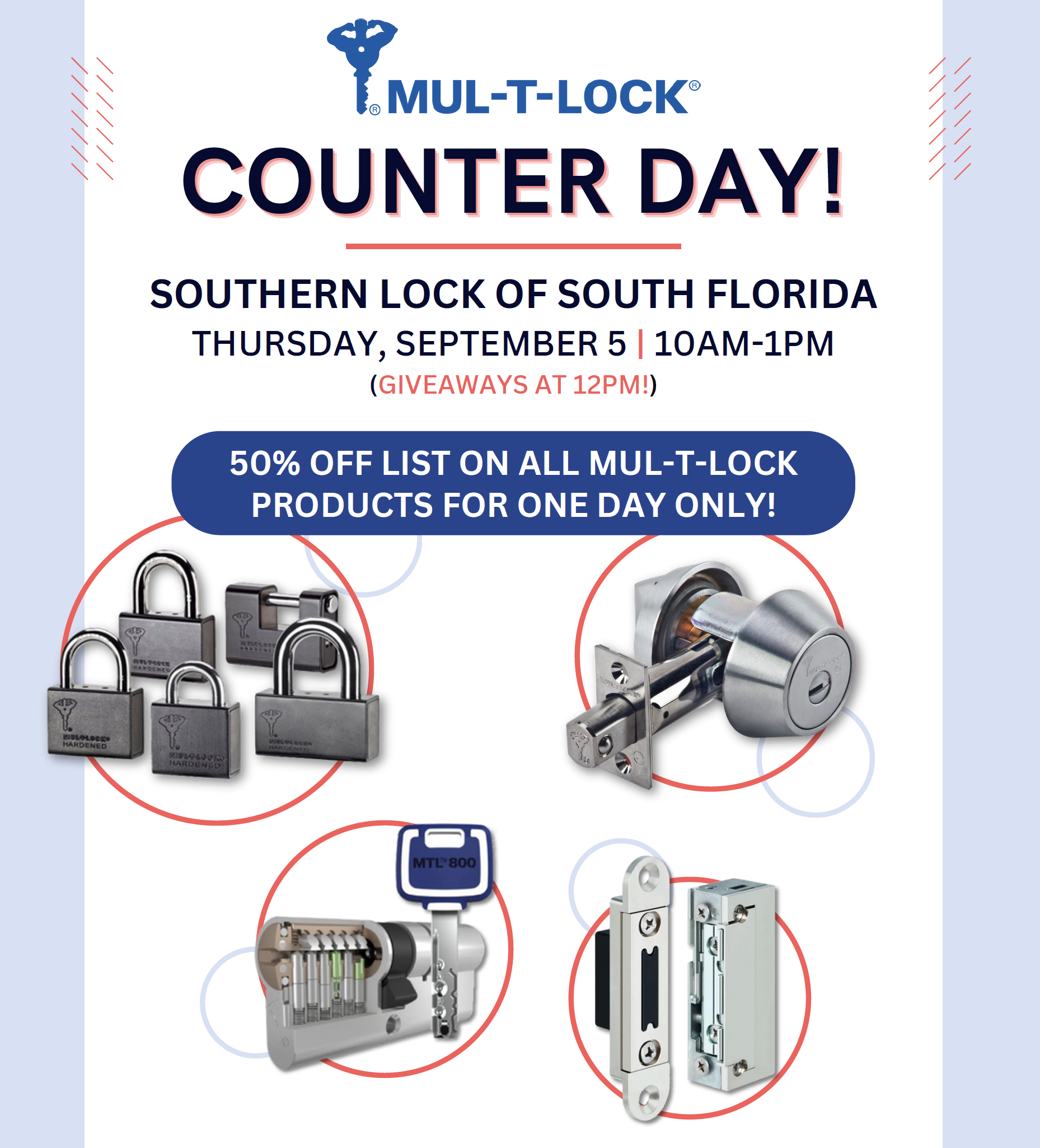 POMPANO | Mul-T-Lock Counter Day