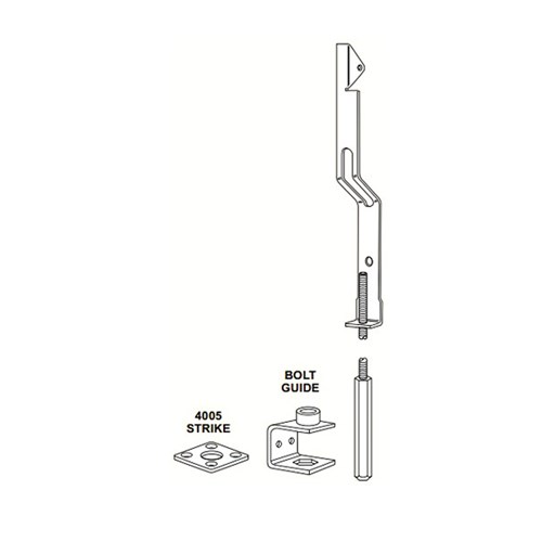 Adams Rite 4015-18-IB Two-Point Converter Threshold Bolt, Universal Size