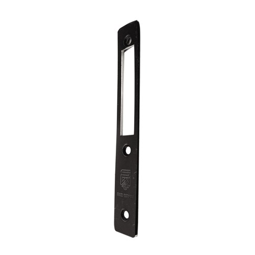 Door Deadlock Faceplate, Flat, Standard Bolt, Dark Bronze Anodized, For MS1850 Series Deadlock