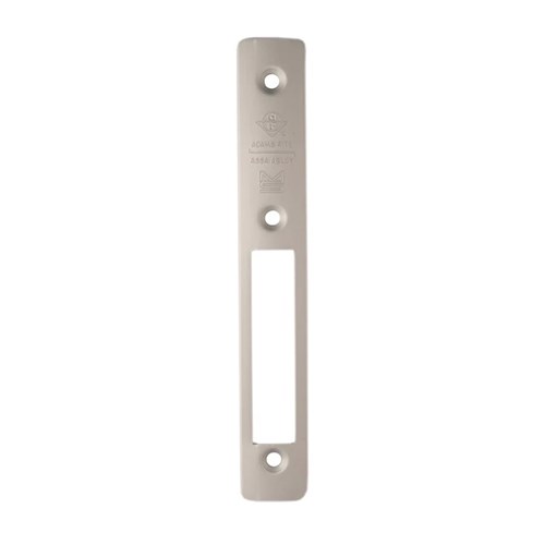 Adams Rite 24-0384-110-628 Radius Faceplate for MS1850/1950 Series, 1" x 6-7/8", Clear Aluminum