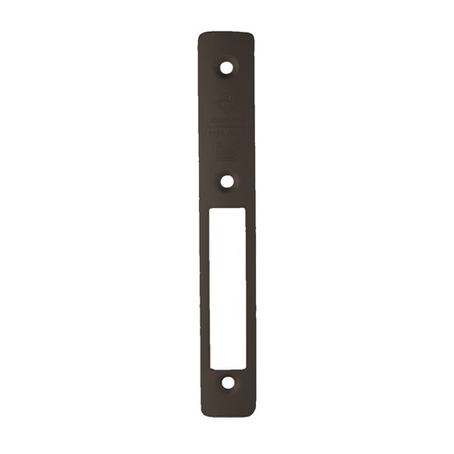 Adams Rite 24-0384-110-313 Radius Faceplate for MS1850/1950 Series, 1" x 6-7/8", Dark Bronze