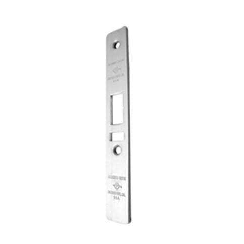 Door Deadlatch Faceplate, Flat, Clear Anodized, For 4500 Series Deadlatch