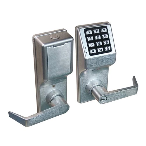 Alarm Lock DL4100 26D Trilogy Digital Cylindrical Lock with Audit Trail and Privacy Feature, Satin Chrome