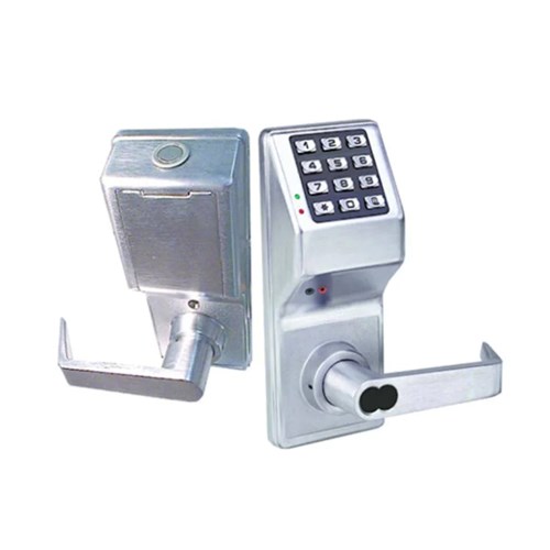 Alarm Lock DL4100IC 26D Trilogy Digital Cylindrical Lock with Privacy Feature for Interchangeable Core, Satin Chrome