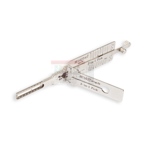 Original Lishi 2-in-1 VAG2015-8-AG VW / Audi HU162T 8-Cut Pick and Decoder - Anti Glare