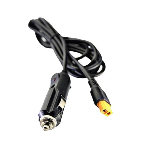 THE BLACK WIDOW 12V 10FT CIGARETTE LIGHTER ADAPTER