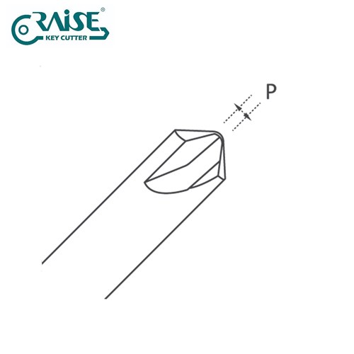 RAISE 0.4MM (110°) CARBIDE DIMPLE CUTTER FOR SILCA FUTURA- REPLACES: 04D