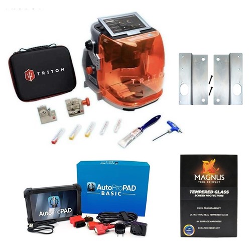 Triton PLUS Automotive Bundle #3 (Triton PLUS Automotive Machine, AutoProPAD Basic Programmer, Triton Mounting Kit, & Triton Screen Protector)