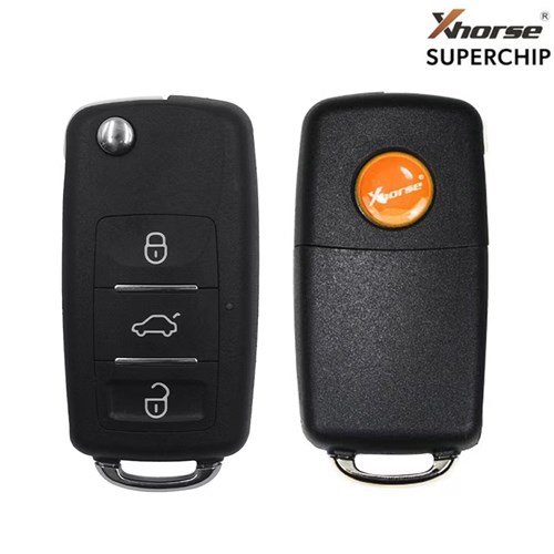 Xhorse Remote Flip Key VW B5 Style 3btn (with XT27B Super Chip) - XEB510EN