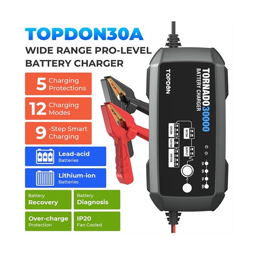 TOPDON TORNADO30000 SMART BATTERY CHARGER