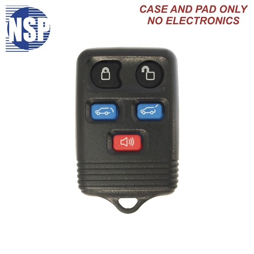 NSP FORD CWTWB1U551 5-BTN REMOTE SHELL - L,U,P,SD,SD