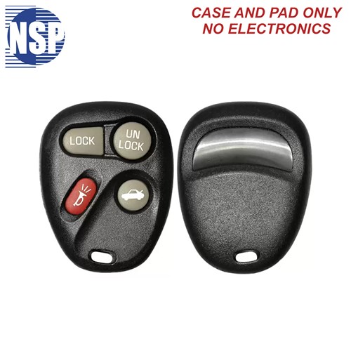 NSP GM ABO1502T 4-BTN REMOTE SHELL - L,U,P,T