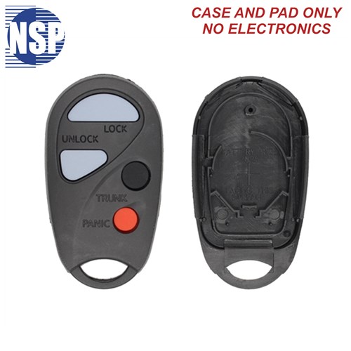 NSP NISSAN NHVBU427 4-BTN REMOTE SHELL - L,U,P,T