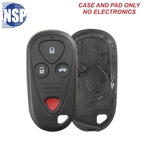 NSP ACURA E4E/OUC 4-BTN REMOTE SHELL WITH BUTTONS - L,U,P,T