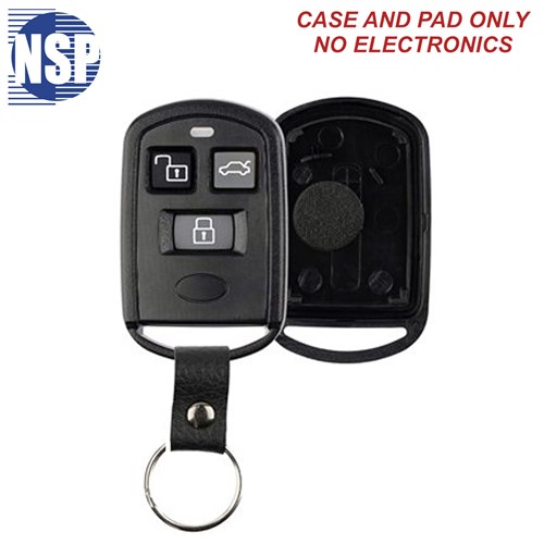 NSP HYUNDAI 311T 3-BTN REMOTE SHELL - L,U,T