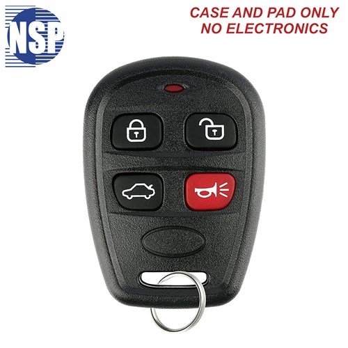 NSP KIA 630T/Y8412 4-BTN REMOTE SHELL - L,U,P,T