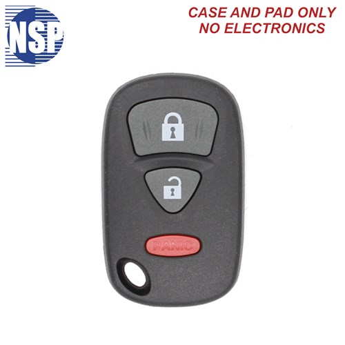 NSP SUZUKI KBRTS005 3-BTN REMOTE SHELL - L,U,P