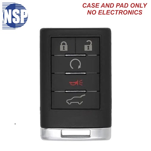 NSP CADILLAC OUC 5-BTN REMOTE SHELL - L,U,P,H,RS