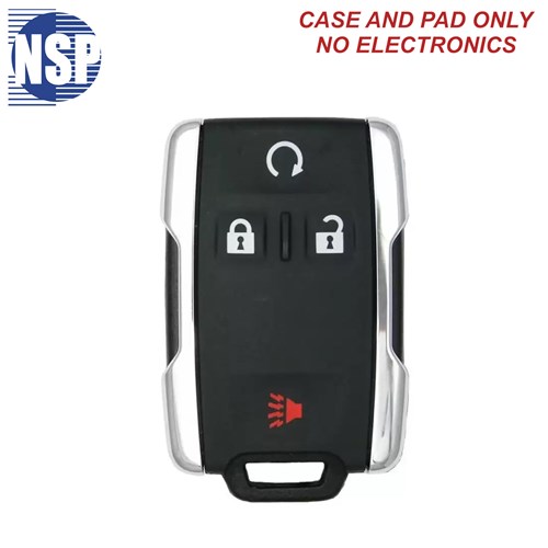 NSP GM M3N 4-BTN REMOTE SHELL - L,U,P,RS