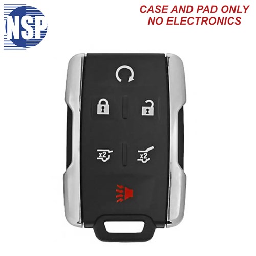 NSP GM M3N 6-BTN REMOTE SHELL - L,U,P,RH,RG,RS