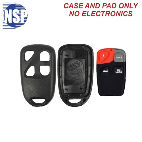 NSP MAZDA KPU/E4E 4-BTN REMOTE SHELL - L,U,P,T