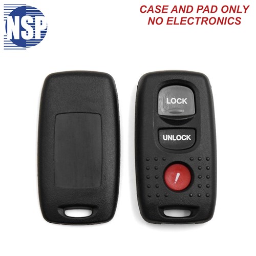 NSP MAZDA KPU/E4E 3-BTN REMOTE SHELL - L,U,P