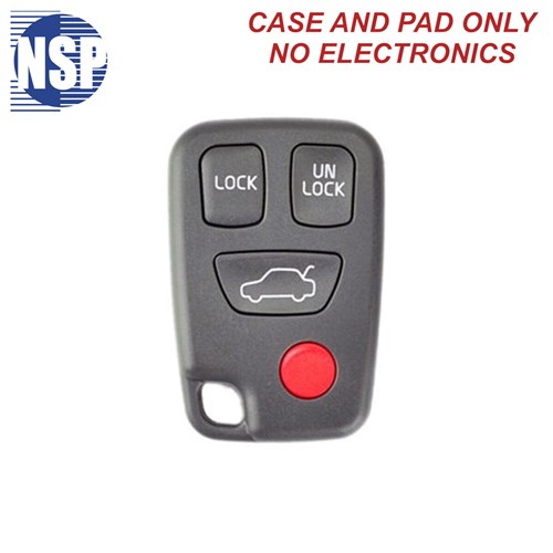 NSP VOLVO HYQ1512J 4-BTN REMOTE SHELL - L,U,P,T