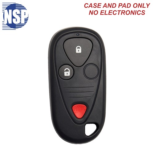 NSP ACURA E4E/M3N 3-BTN REMOTE SHELL WITH BUTTONS - L,U,P