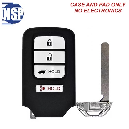 NSP HONDA ACJ/KR5 4-BTN SMART KEY SHELL - L,U,P,H