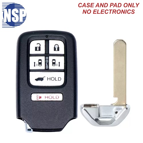 NSP HONDA KR5V1X 6-BTN SMART KEY SHELL - L,U,P,SD,SD,H