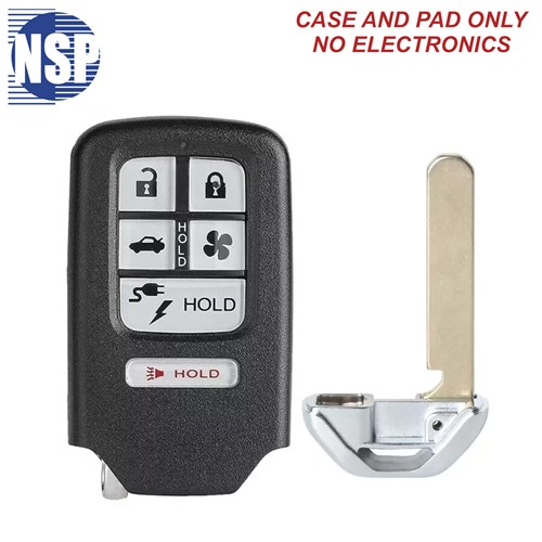 NSP HONDA KR5V2X 6-BTN SMART KEY SHELL - L,U,P,T,AC,CHARGE