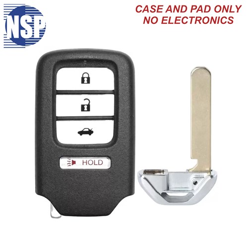 NSP HONDA KR5/ACJ/CWTW 4-BTN CASE/PAD WITH E-KEY - L,U,P,T