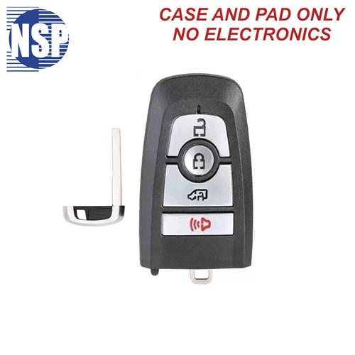 NSP FORD TRANSIT SMART SMART KEY SHELL WITH E-KEY 4-BTN - L,U,P,CD