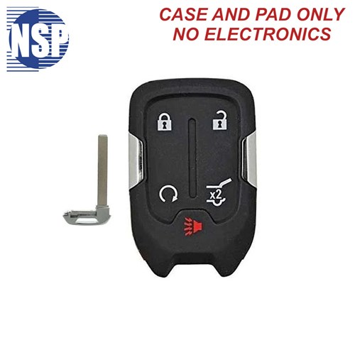 NSP GM SMART KEY SHELL 5BTN W/E-KEY-H/RS - 136-4302