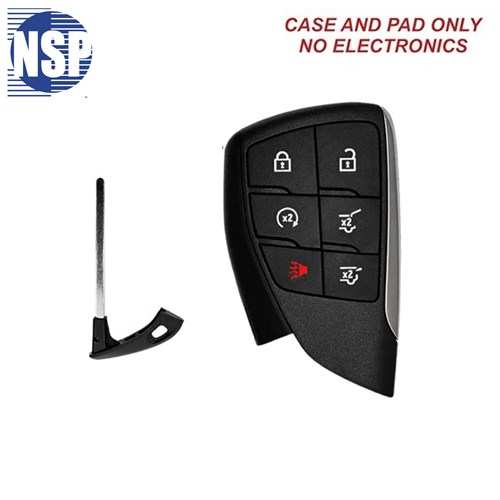 NSP GM SMART KEY SHELL 6BTN W/E-KEY - 136-4314