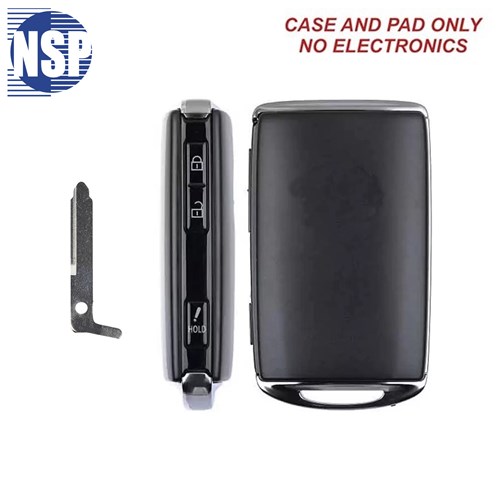 NSP MAZDA D01/03 3-BTN SMART KEY SHELL WITH E-KEY- L,U,P