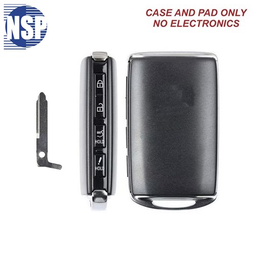 NSP MAZDA D01/03 4-BTN SMART KEY SHELL WITH E-KEY - L,U,P,H