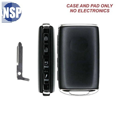 NSP MAZDA D01/03 4-BTN SMART KEY SHELL WITH E-KEY- L,U,P,T