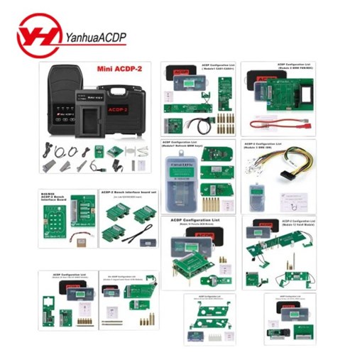 Yanhua ACDP 2 IMMO Locksmith Package with Module 1/2/3/7/9/10/12/20/24/29 for BMW Land Rover Porsche Volvo Audi