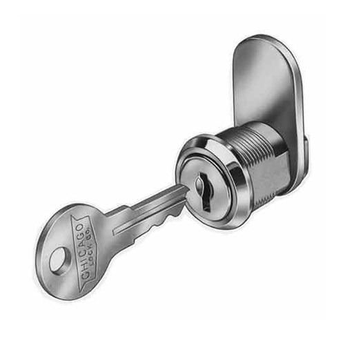 CompX Chicago C1704 KA #1289 Single Bitted Cam Lock, 1-1/2" Cylinder, Keyed Alike