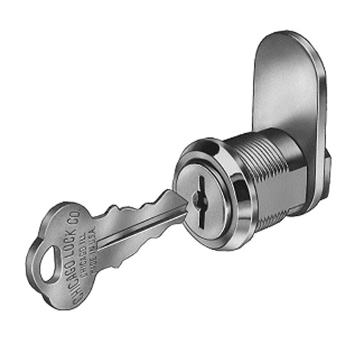 CompX Chicago C3205 KA #2001 Double Bitted Cam Lock, 7/16" Cylinder, Keyed Alike