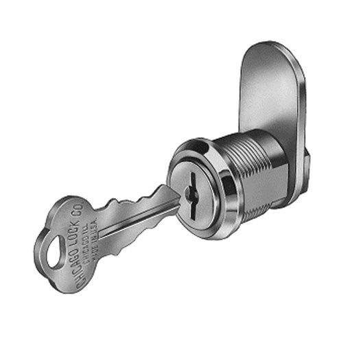 CompX Chicago C3205 KD Double Bitted Cam Lock, 7/16" Cylinder, Keyed Different