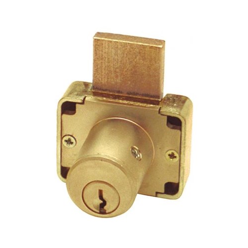 Olympus Lock 600DW US4 KA #4T21579 Pin Tumbler Drawer Lock, 1-3/8" Barrel Length, CCL R1 Keyway