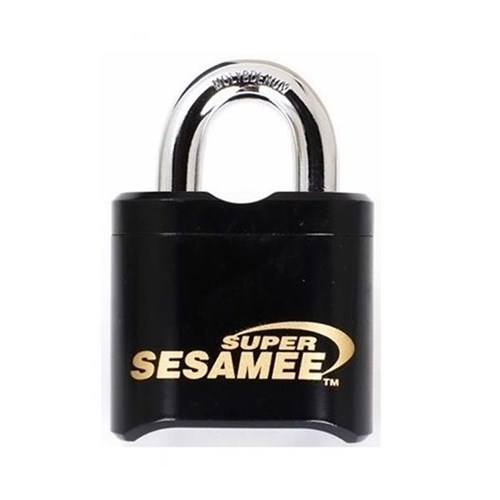 CCL K636 4-Dial Heavy Duty Super Sesamee 2-1/2" Combination Padlock, 1" Shackle