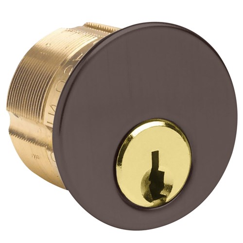 Ilco 7185SC1-46-KA2 1-1/8" Mortise Cylinder for Schlage C Keyway, Duracolor