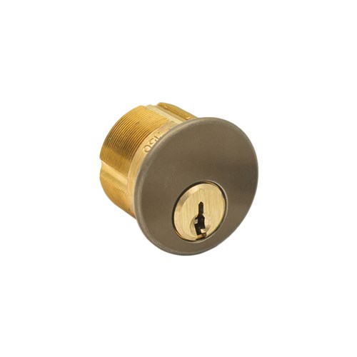 Ilco 7165KS2-46-KA2 1" Mortise Cylinder for Kwikset 1176 Keyway, Duracolor