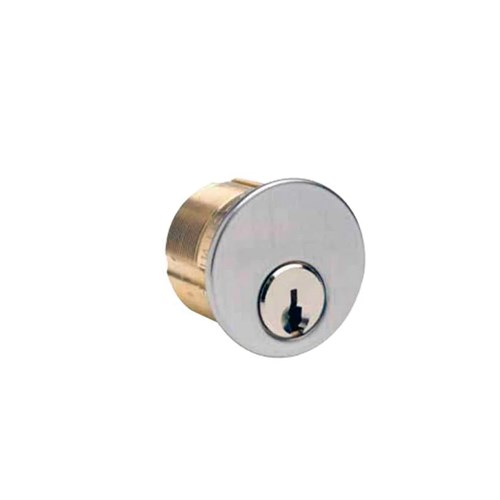 Ilco 7165SX2-26D-KA2 1" Mortise Cylinder for Schlage C-K Keyway, Satin Chrome