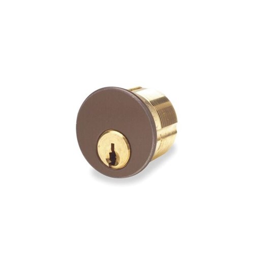 Ilco 7165SX2-46-KA2 1" Mortise Cylinder, Schlage C-K Keyway, Duranodic