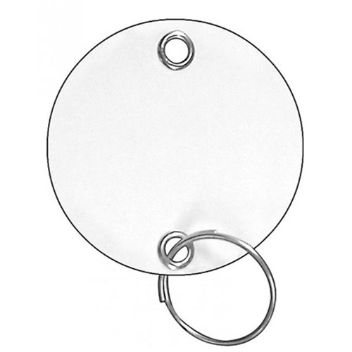 HPC EYR-7 Fiber ID Tags with Ring, 1-3/4" Diameter (pack of 100)