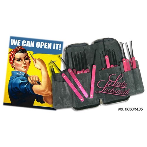 HPC COLOR-L35 Lady Locksmith Pick Set